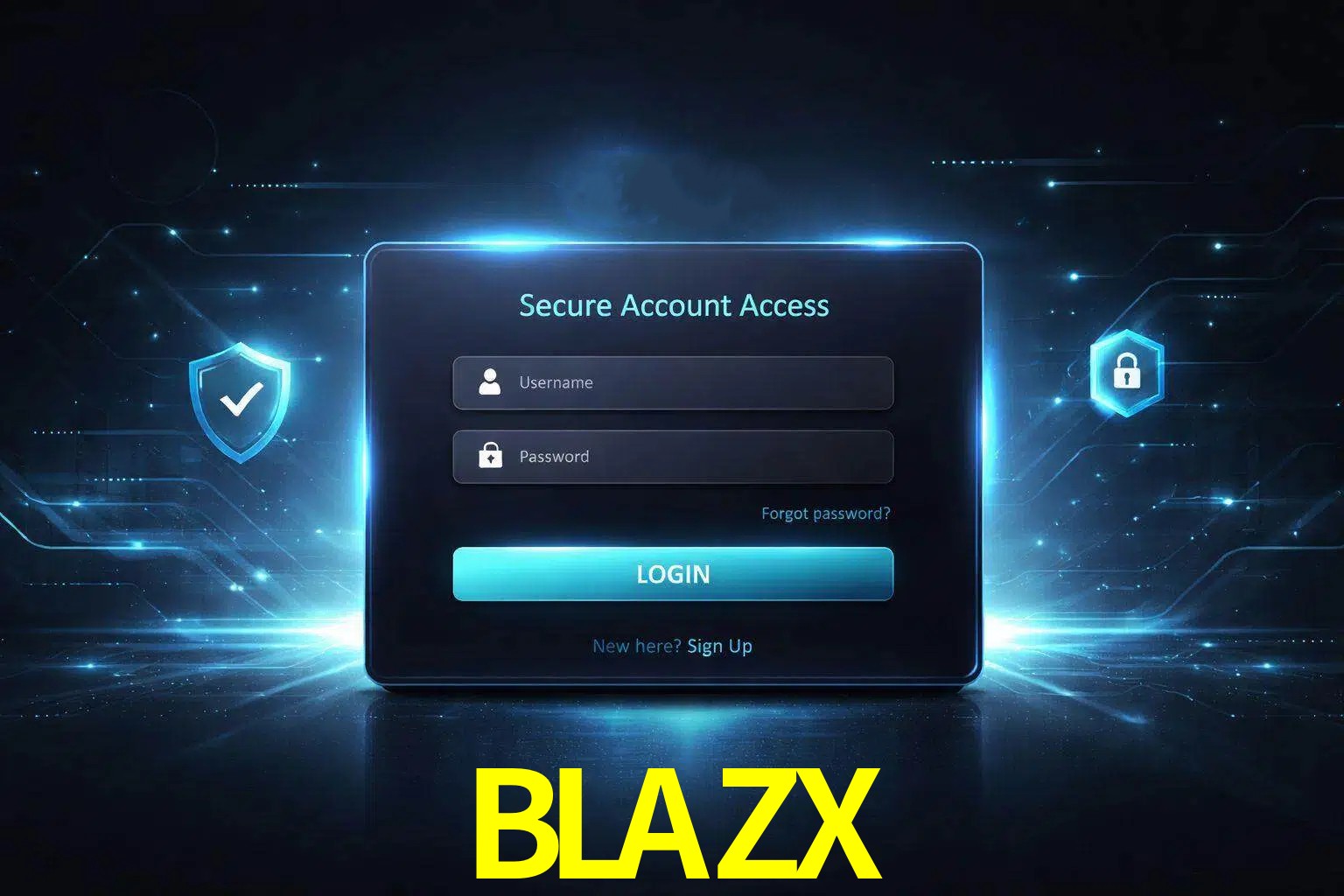 Pantalla de inicio de sesión de cuenta BLAZX para usuarios en México
