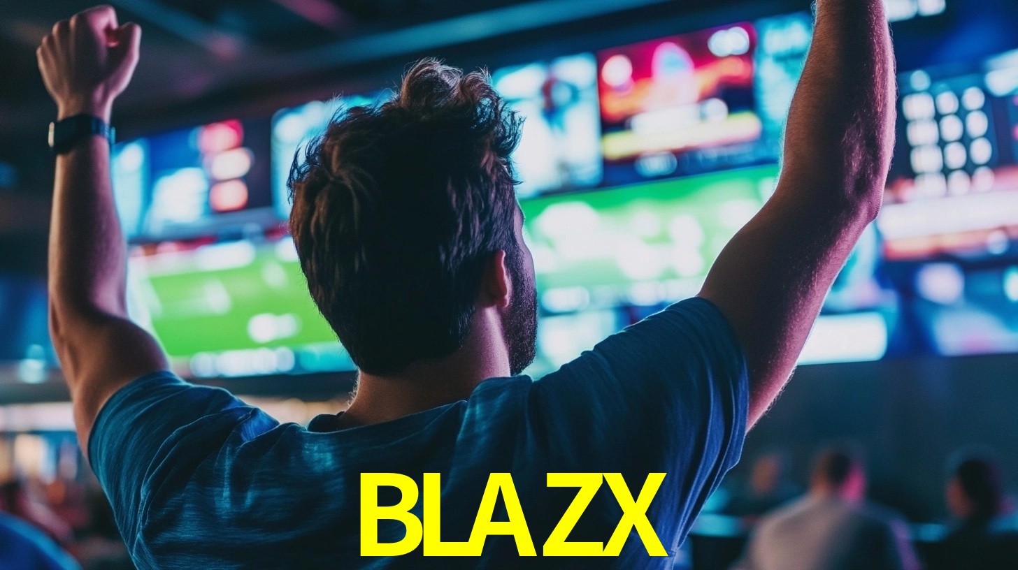 Interfaz de la app móvil BLAZX en un smartphone moderno